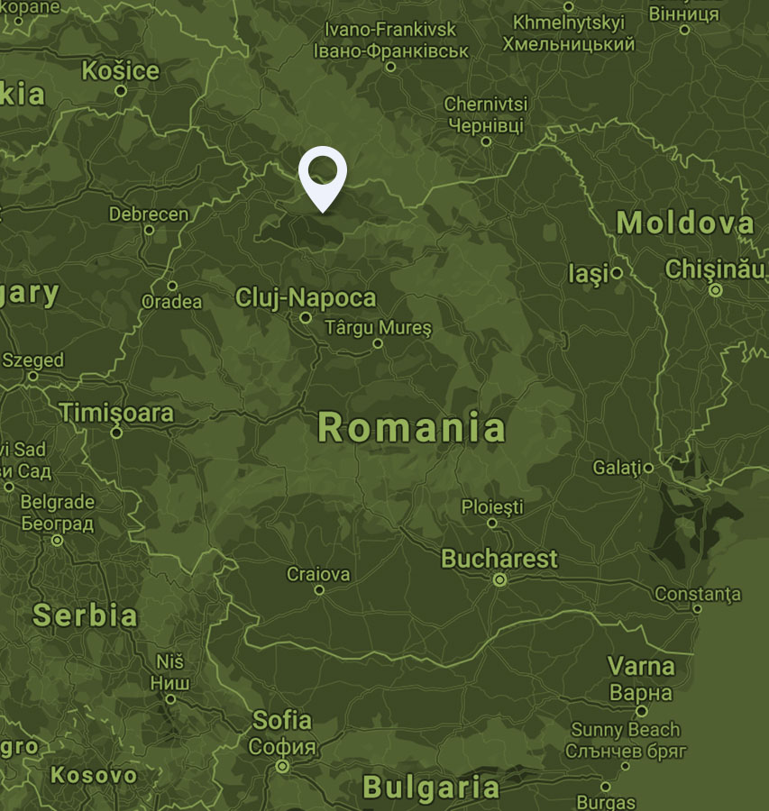 Location map story HNV Farming the Haystacks of Maramures