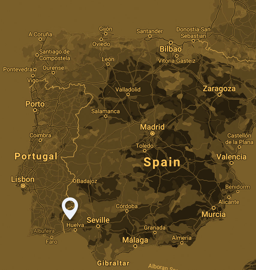 Location map story Fruitfields Oranges Spain