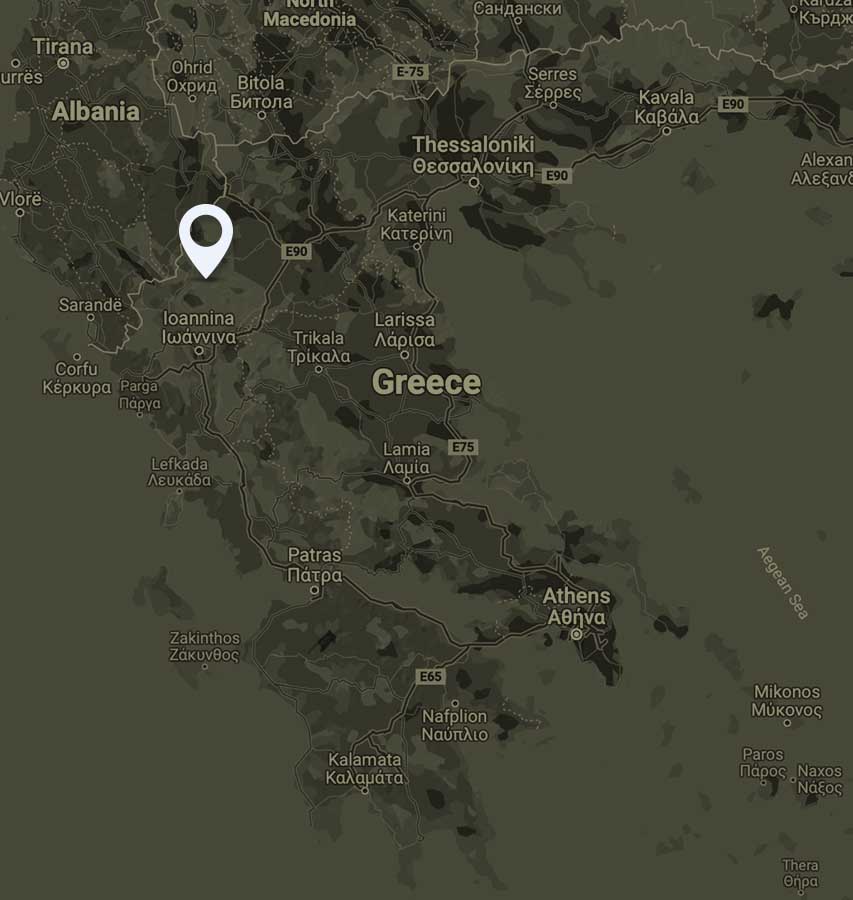 map location mountain tea greece