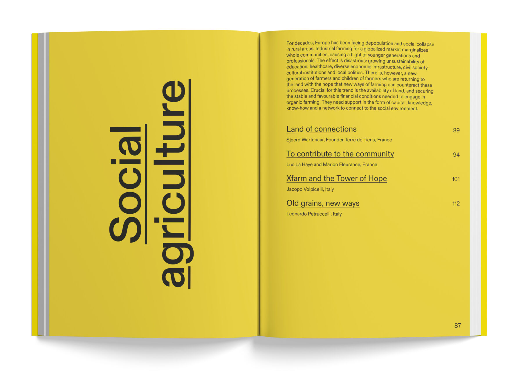Social Agriculture a chapter in the book Good Food by photographer Ruud Sies